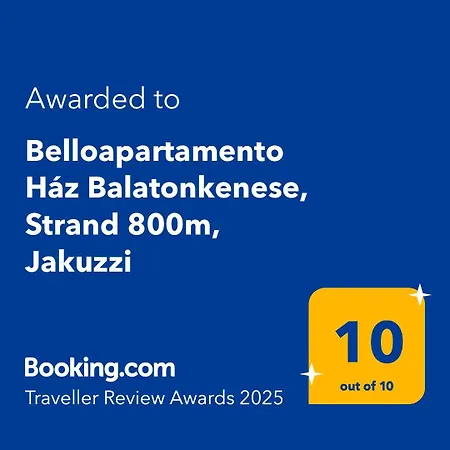 דירה Belloapartamento Haz Balatonkenese, 800m, Jakuzzi באלאטונקנשה